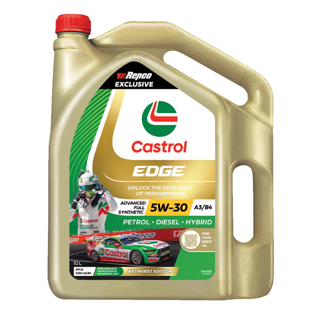 Castrol EDGE 5W-30 A3/B4 Engine Oil 10L 3441251