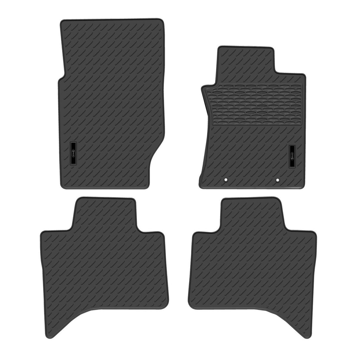 Sperling Precision Fit Front & Rear Floor Mat Set Black MRBMT004-BLK2RW