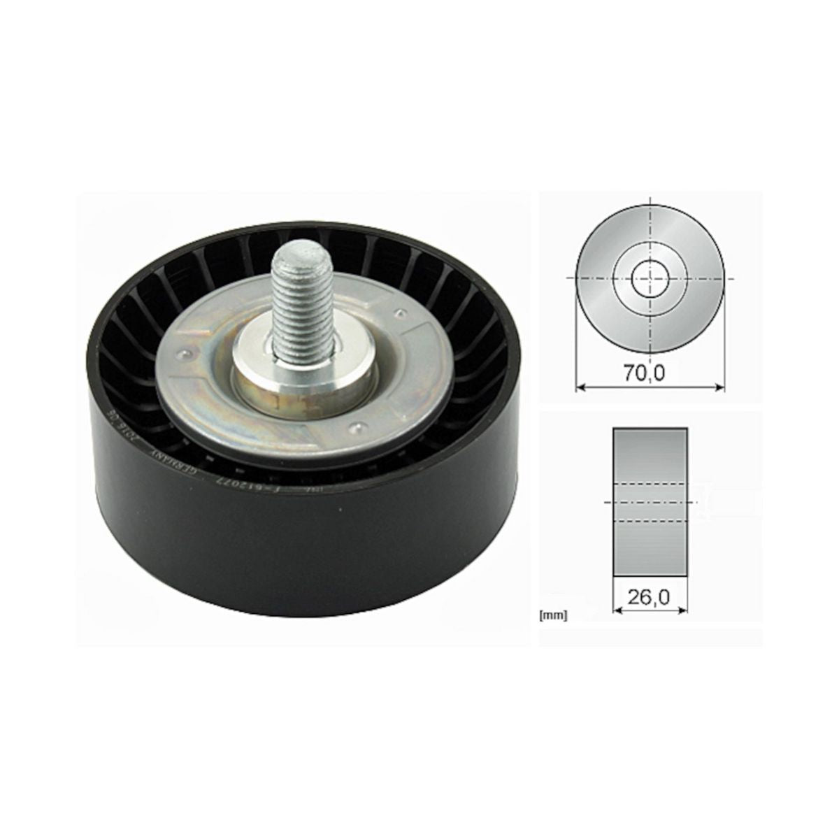INA Fead Pulley 532 0475 10