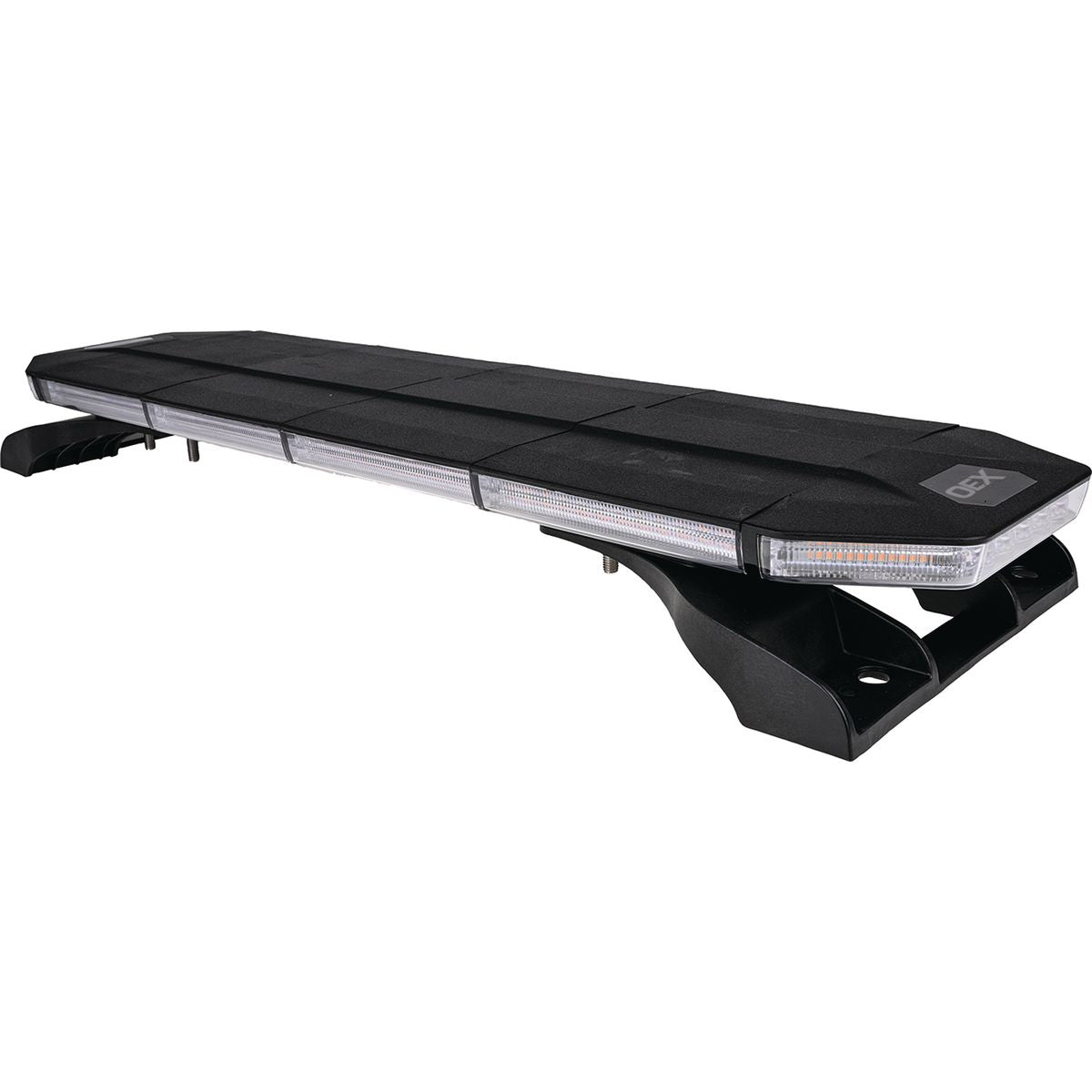 OEX 12/24V LED Low Profile Utility Light Bar, Amber LED - Clear Lens, Bracket Mount - 777MM ACX5740