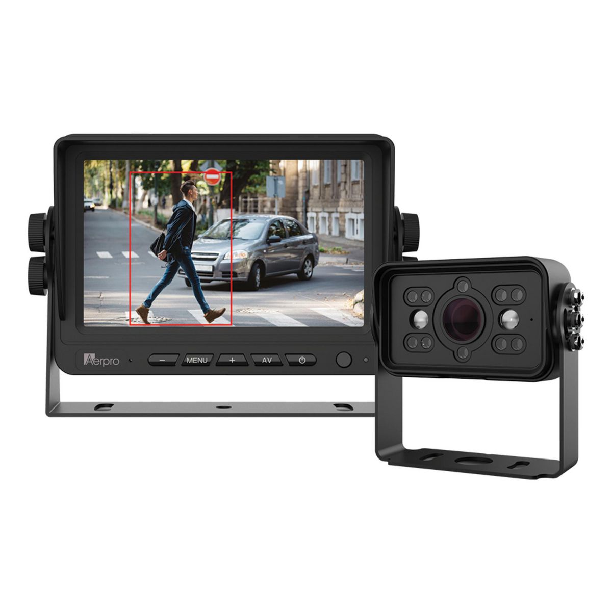 Aerpro 7In Heavy Duty AHD Monitor 1080P Camera Kit Ai Camera AVK7AI