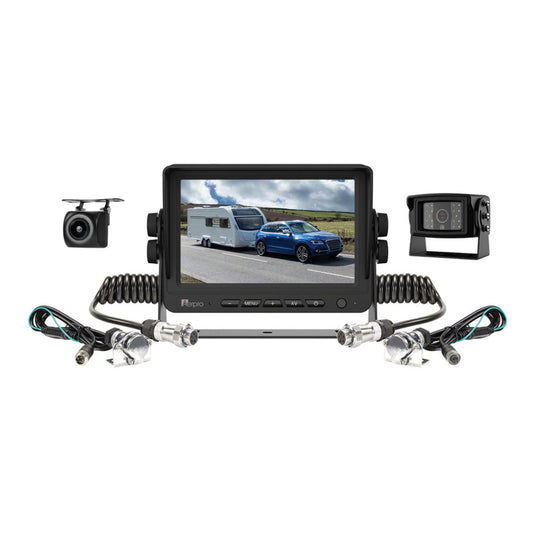 Aerpro 7In Heavy Duty AHD Monitor 1080p 2 CAmera Caravan Kit AVK7C2