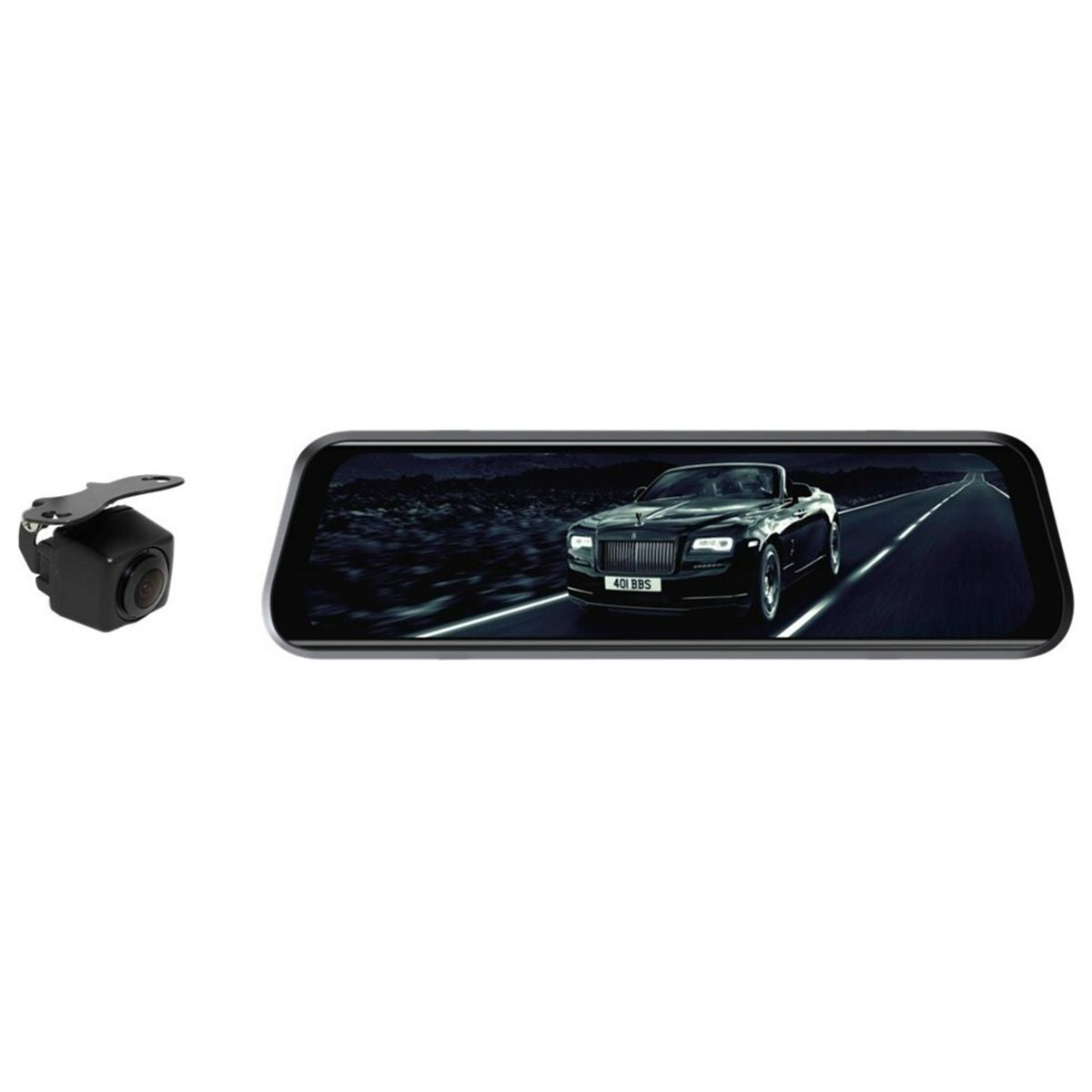 Mongoose 9.6 In. Ahd Display Mirror Monitor Replacement And Mc380  Small Camera MCM93P