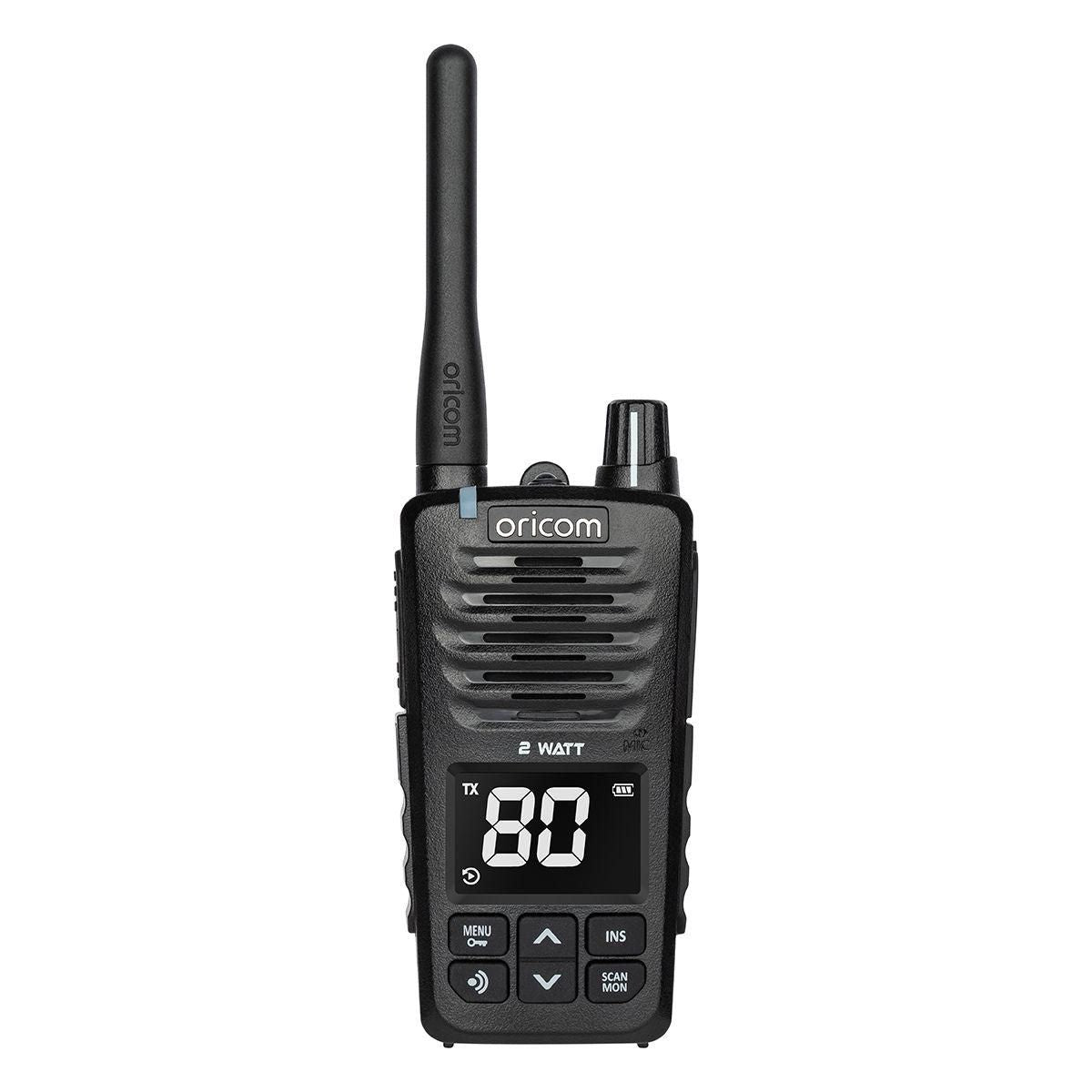 Oricom Waterproof/Floating IPX7 Portable 2W UHF CB Radio UHF2600-1