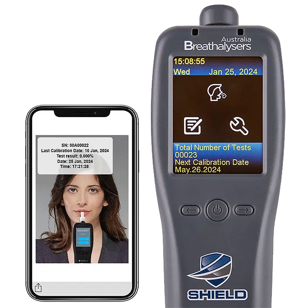 Breathalyser AU SHIELD Identitiy SE-ID