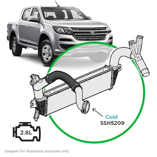 SAAS Silicone Intercooler Hose SSH5209