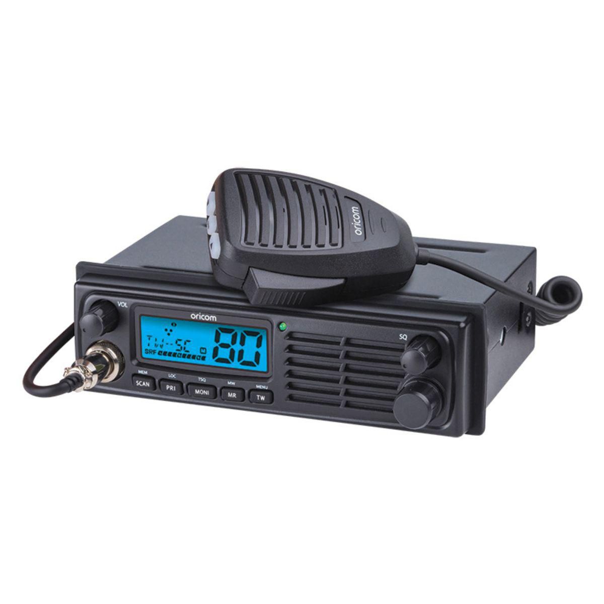 Oricom 80 Channel DIN Vehicle Mount 2 Way UHF098