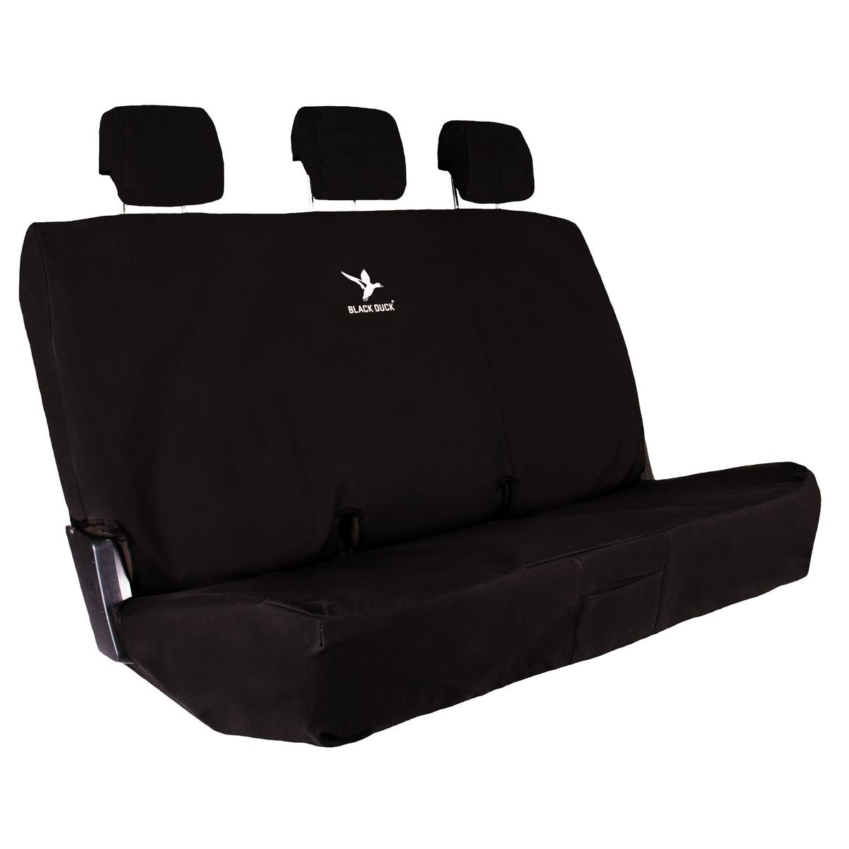 Black Duck Rear Bench Seat Cover, Canvas Black - Single IDM127CVBK