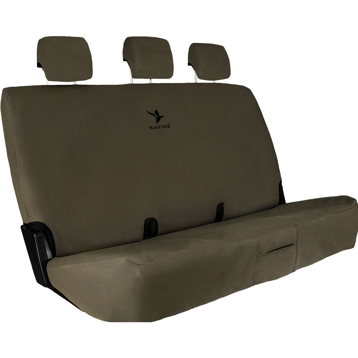 Black Duck Rear Bench Seat Cover, Canvas Khaki - Single IDM217ARCVKH