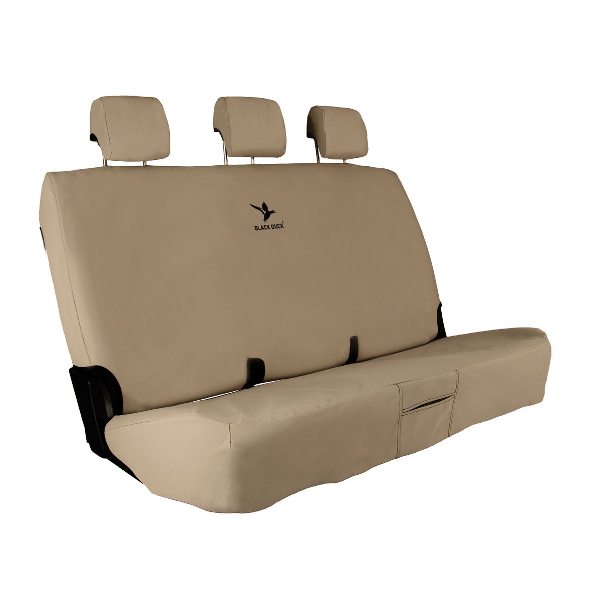 Black Duck Rear Bench Seat Cover, Canvas Light Sand - Single IDM127ARCVLS