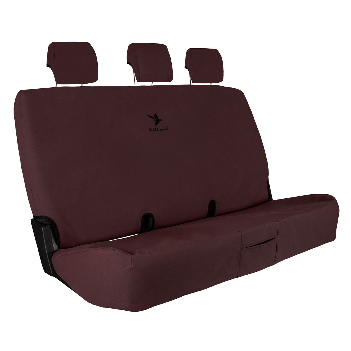 Black Duck Rear Bench Seat Cover -  Canvas Maroon - Single IDM127CVMA