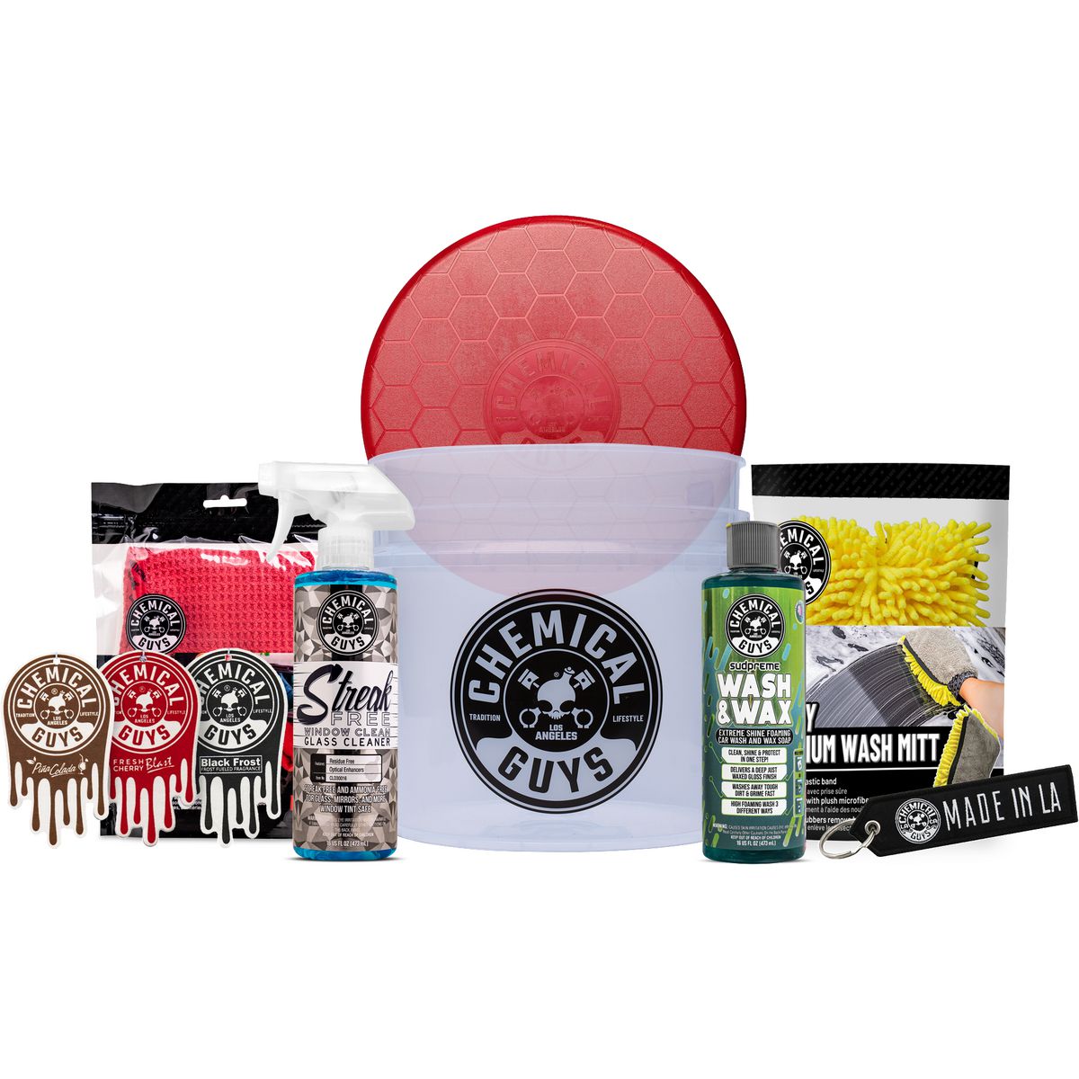 Chemical Guys Showroom Shine Car Cleaning Bucket Kit HOL497