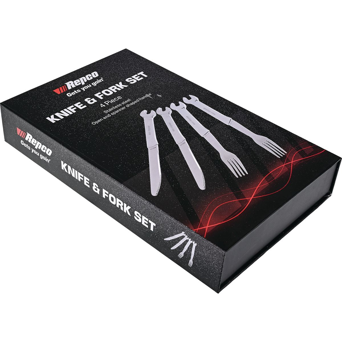 Mechpro 4 Piece Knife and Fork Set in Gift Pack BTBGP25