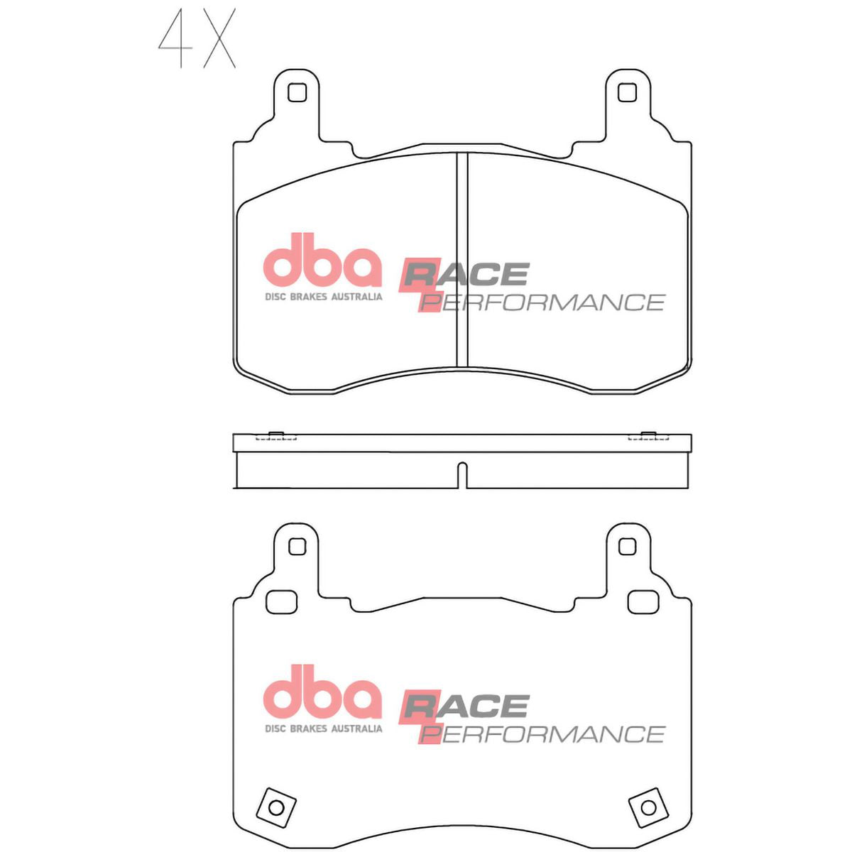 DBA High Performance Race Pad DB15003RP