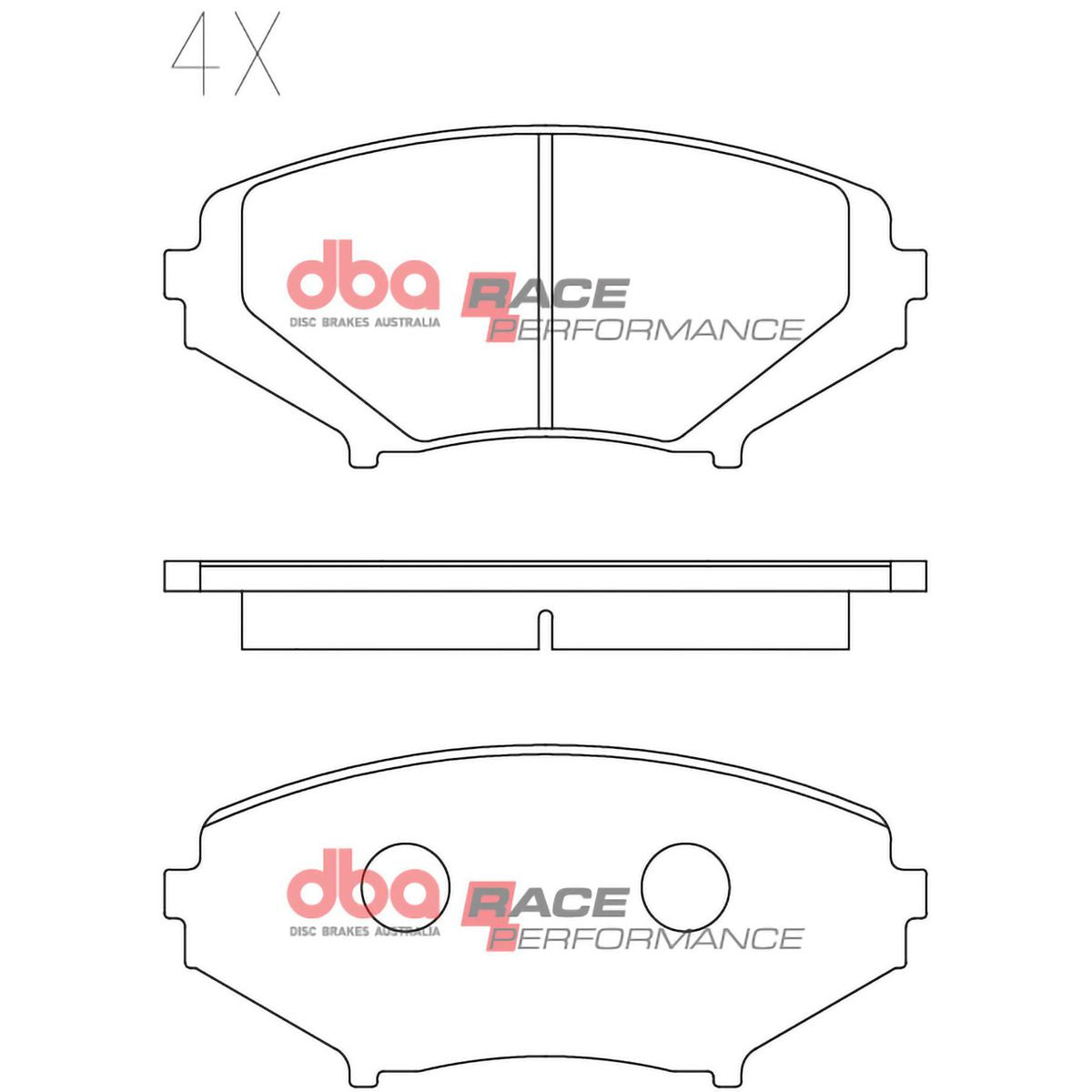 DBA High Performance Race Pad DB1513RP