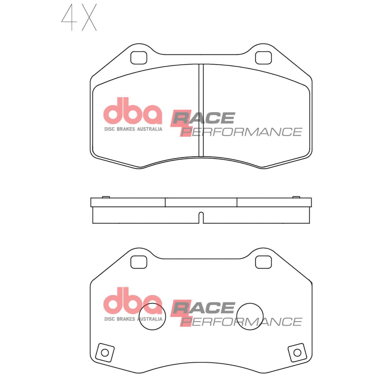 DBA High Performance Race Pad DB15306RP