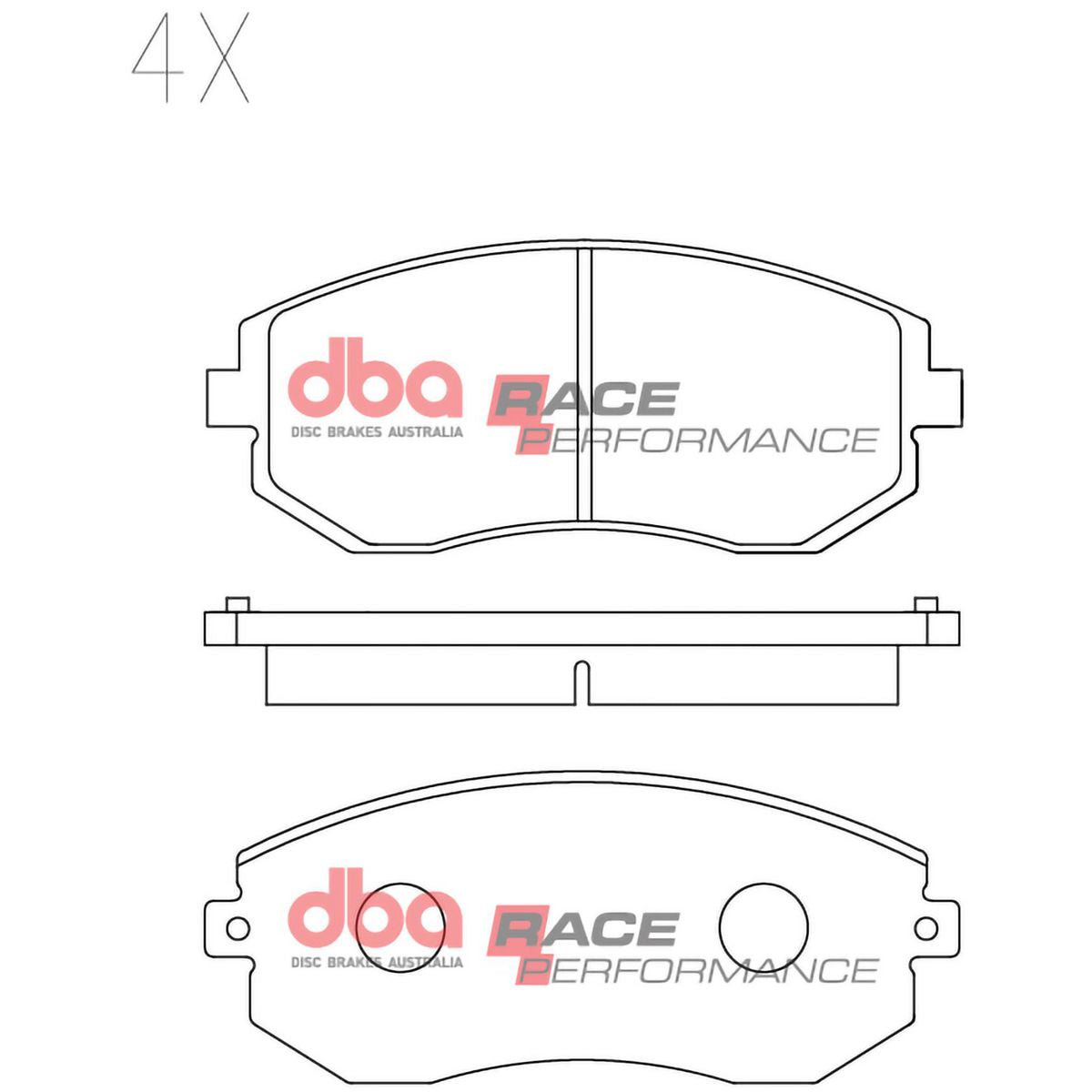 DBA High Performance Race Pad DB15309RP