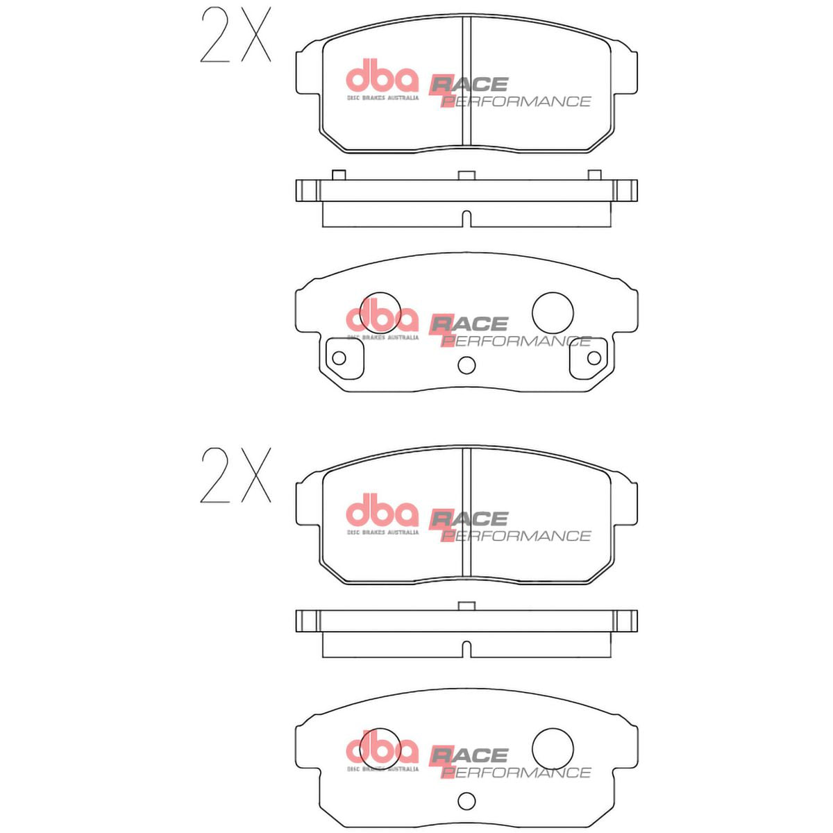 DBA High Performance Race Pad DB1671RP