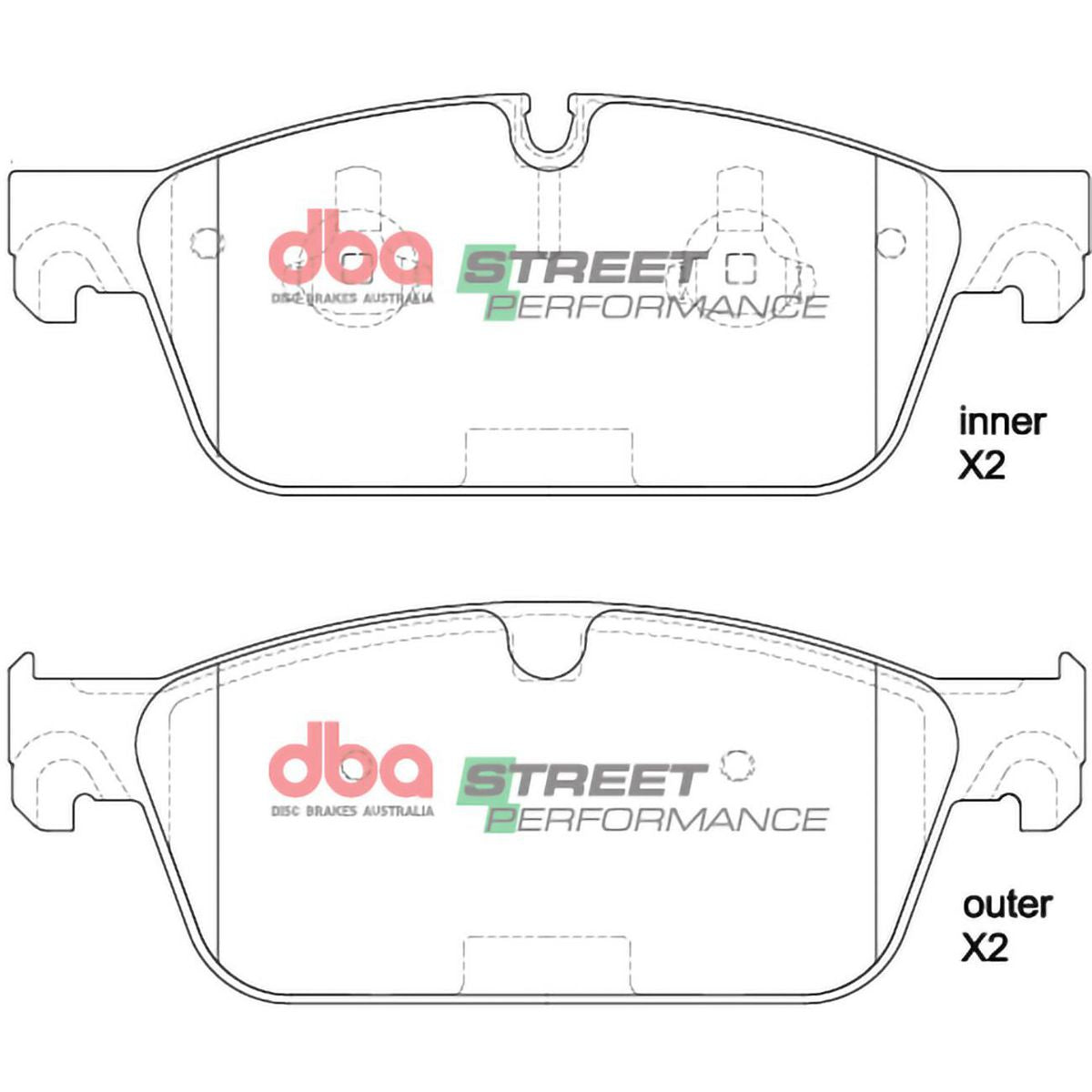 DBA Street Performance Brake Pad DB15261SP