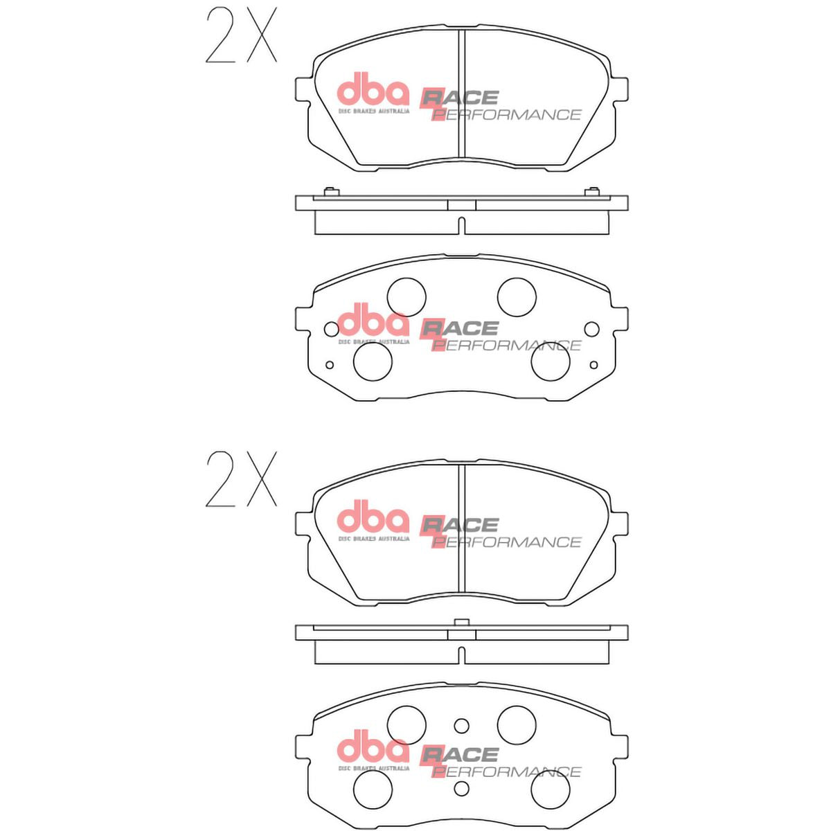 DBA High Performance Race Pad DB2174RP
