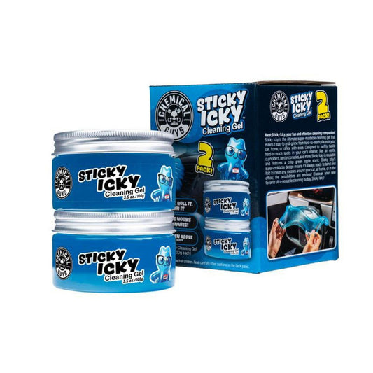 Chemical Guys Sticky Icky Cleaning Gel - Green Apple 2 Pk CJB1002