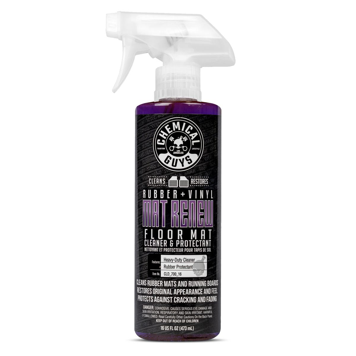 Chemical Guys Mat ReNew Rubber + Vinyl Floor Mat Cleaner and Protectant