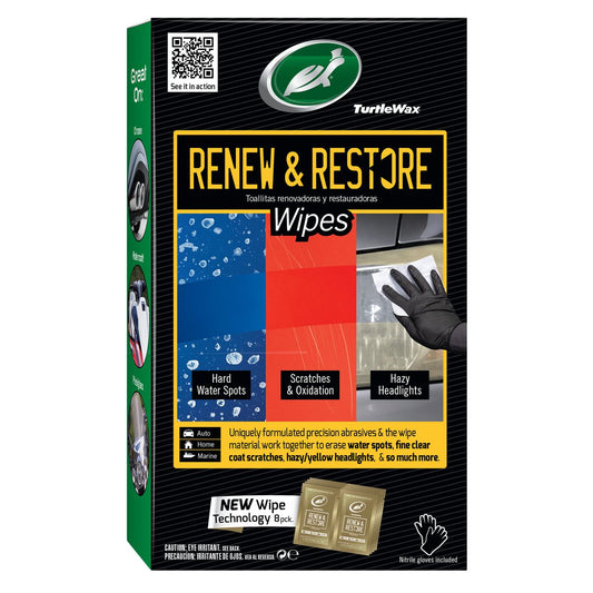 Turtle Wax Renew and Restore Wipes Kit 104031