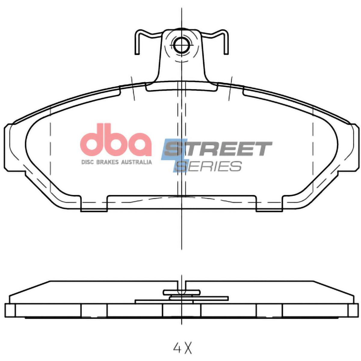 DBA Street Series Brake Pads DB1075SS