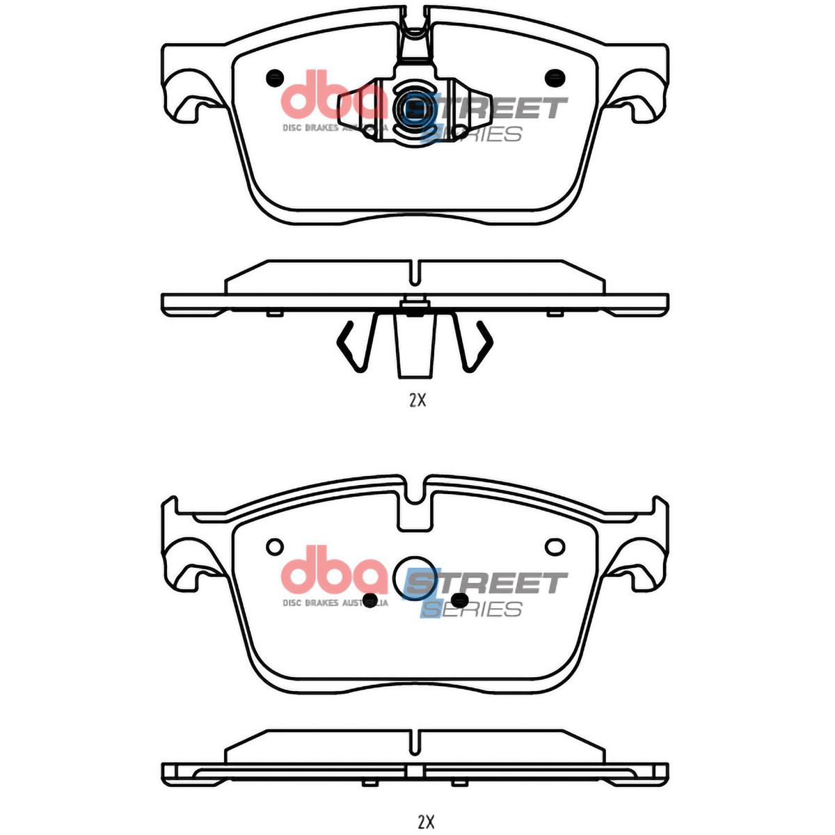 DBA Street Series Brake Pads DB15162SS