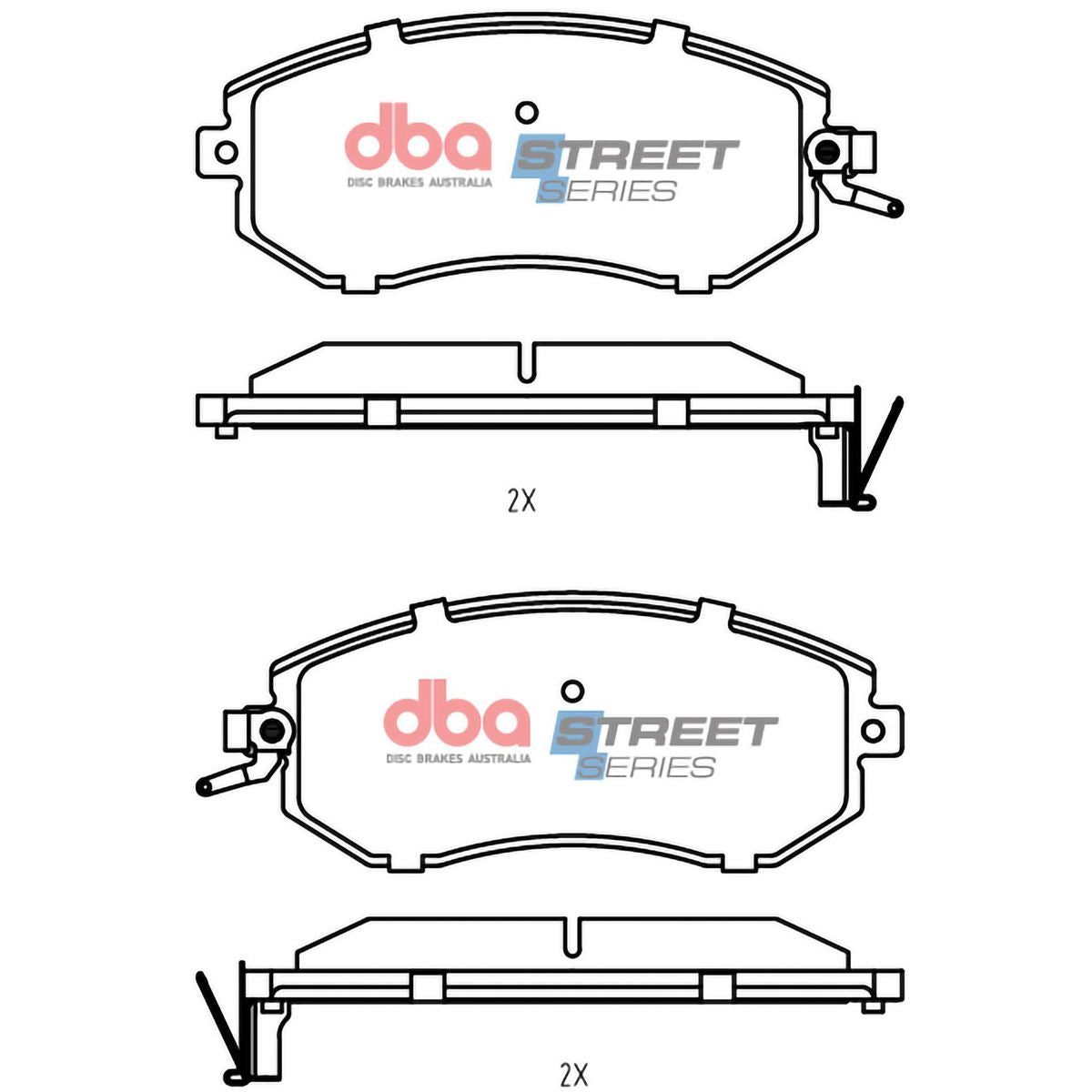 DBA Street Series Brake Pads DB15309SS