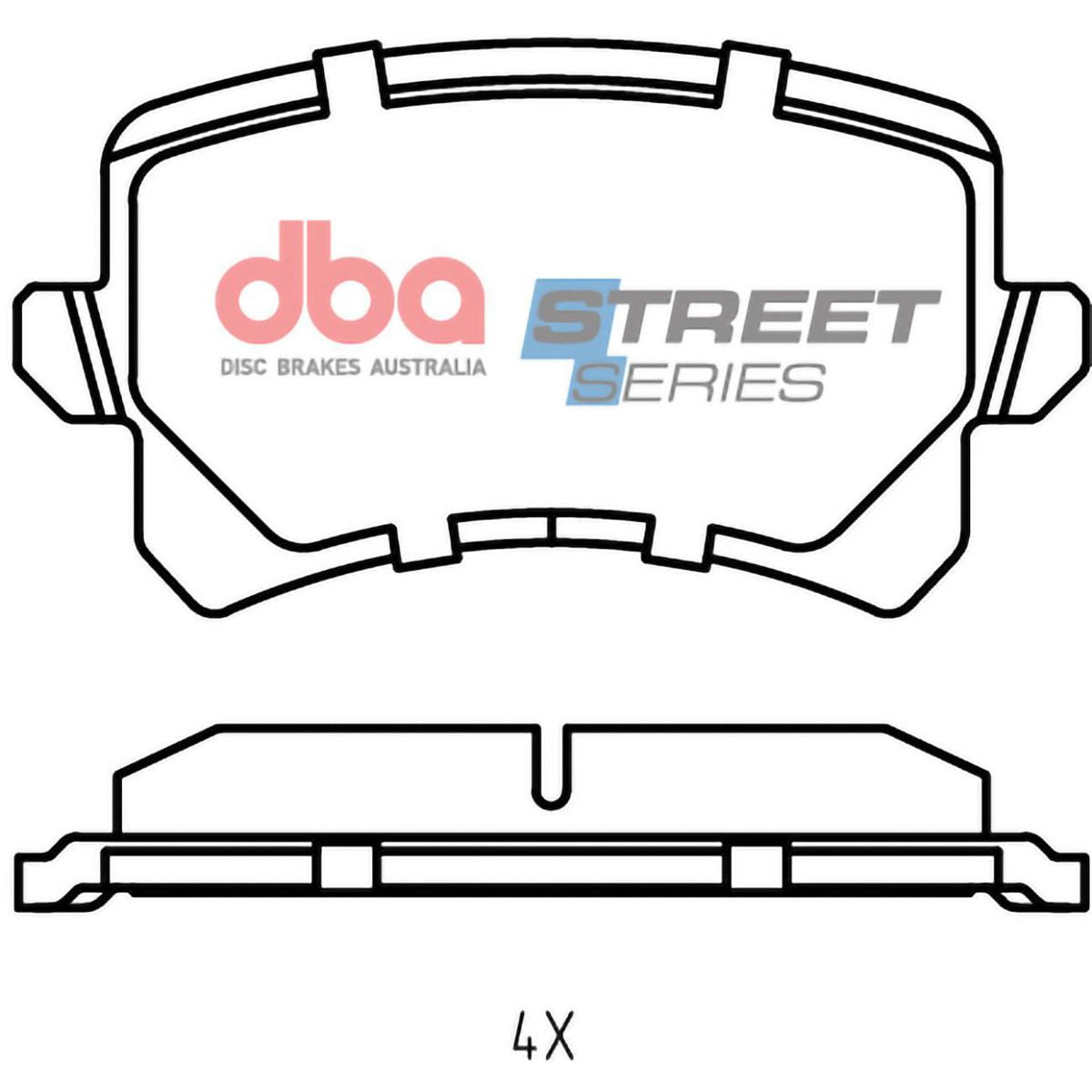 DBA Street Series Brake Pads DB15322SS
