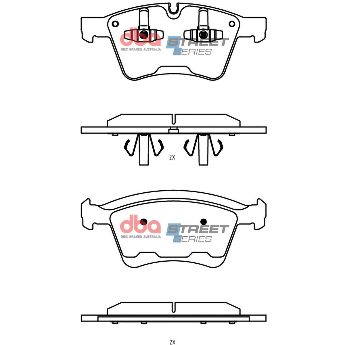 DBA Street Series Brake Pads DB2050SS