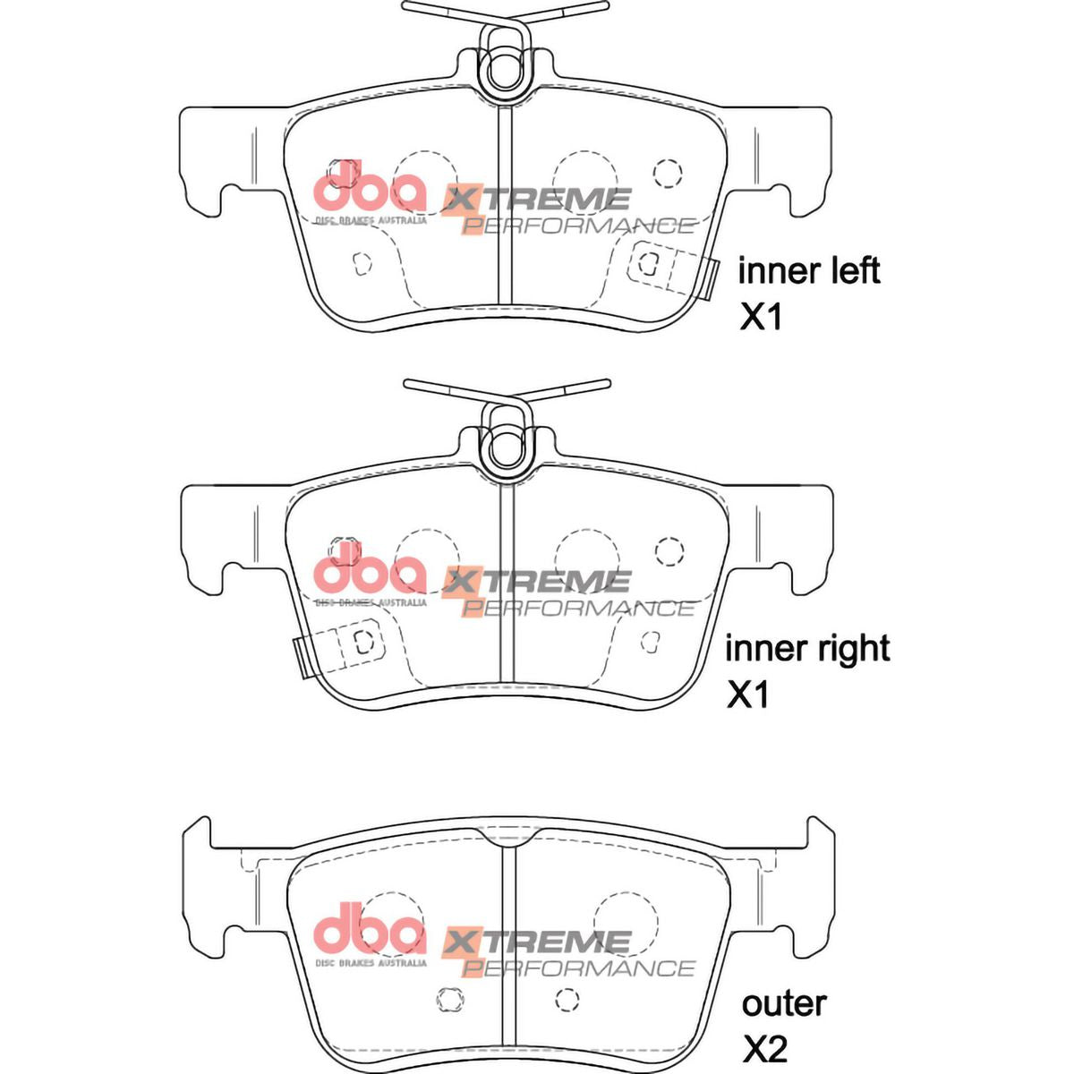 DBA Xtreme Performance Brake Pad DB2429XP