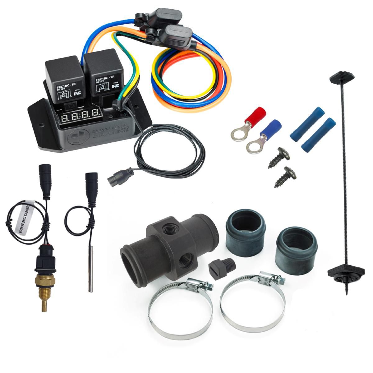 Davies Craig Digital Thermatic Fan Switch Kit W/-Above + 1/4in Npt Sensor 435