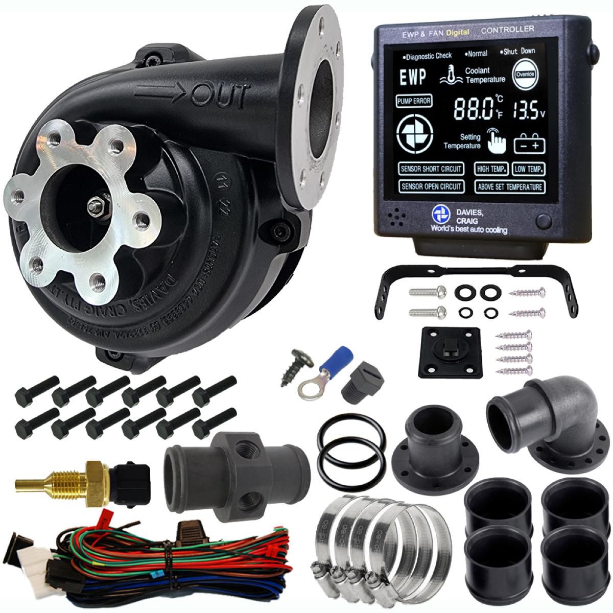 Davies Craig EWP80 (Alloy) Flange & Lcd Controller Combo (12V) 8908