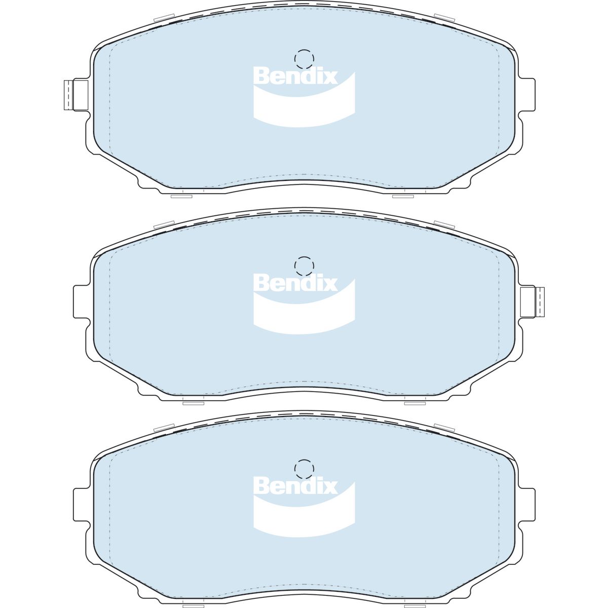 Bendix Heavy Duty Disc Pad Set DB1916 HD
