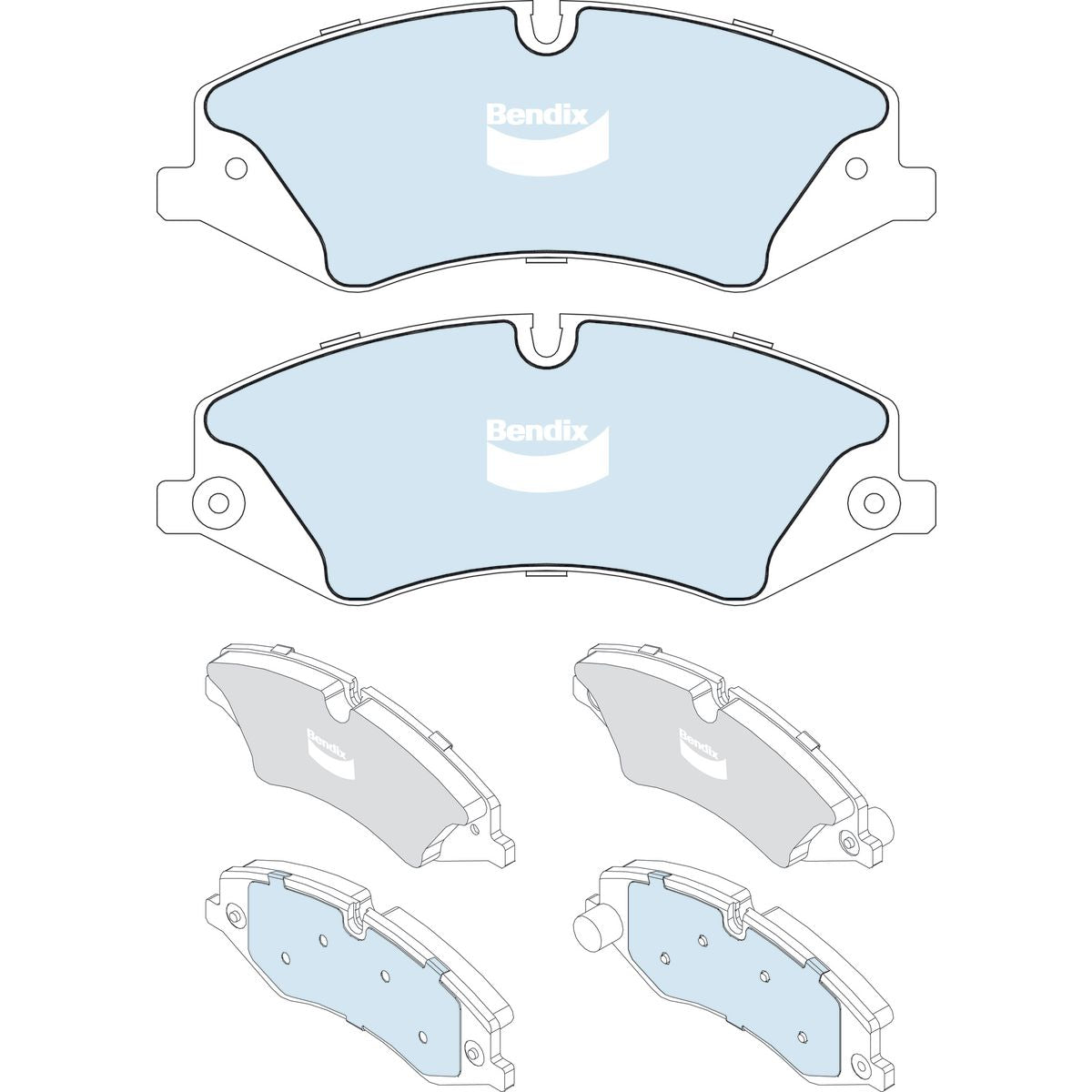 Bendix Ultimate 4WD Disc Pad Set DB2203 ULT4WD