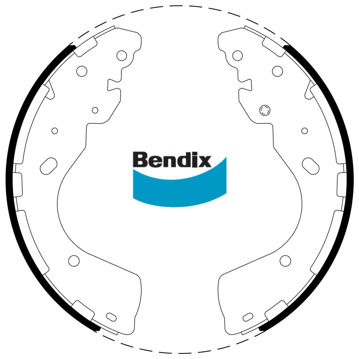 Bendix Ultimate 4WD Brake Shoe Set BS5021 ULT4WD