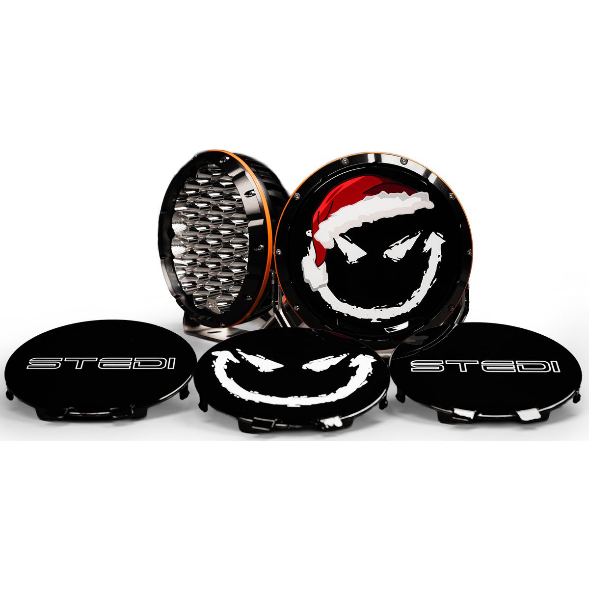 STEDI Type X Sport 8.5 Inch Round Driving Light Set  Xmas Edition