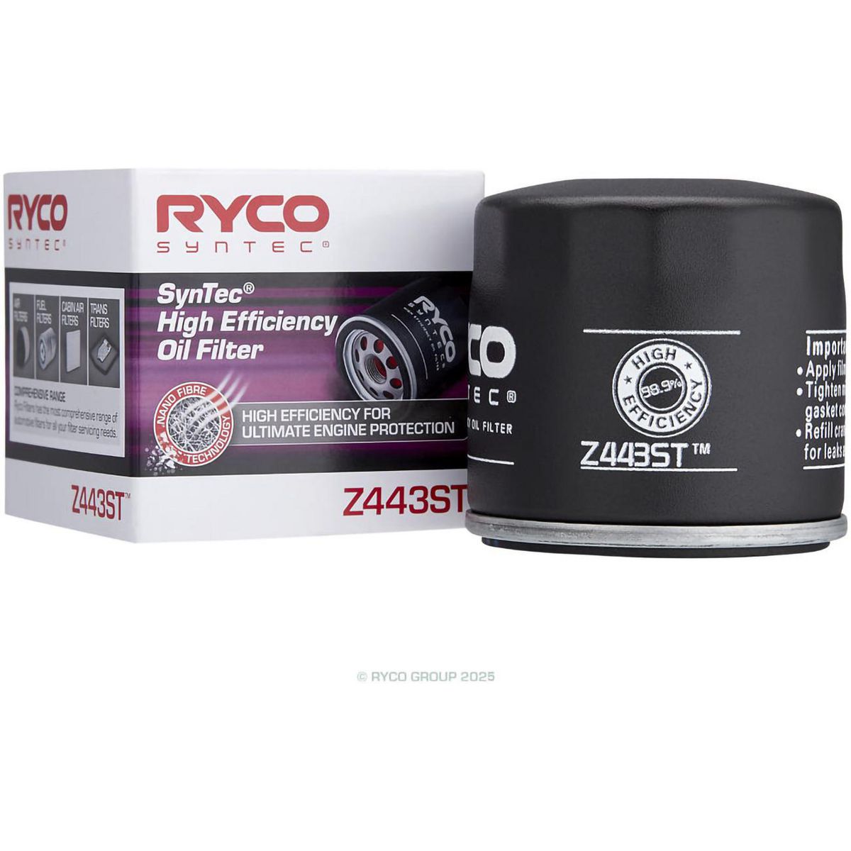 Ryco SynTec Oil Z443ST