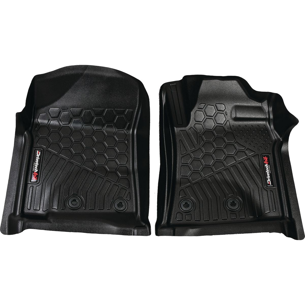 Drivetech 4X4 Moulded Floor Mat Front Set fits Toyota Landcruiser DT-VM008