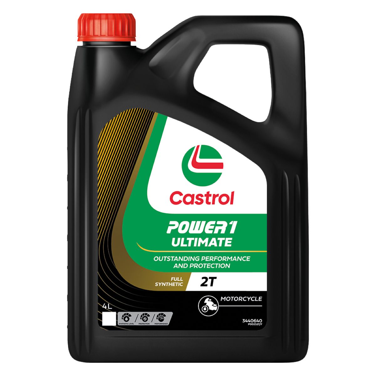 Castrol Power 1 Racing 2T Motorcycle Engine Oil 4L 3440640