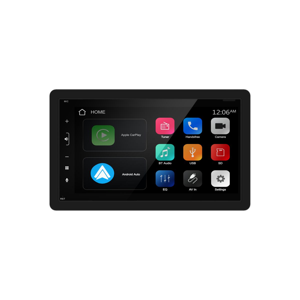 Mongoose Multi-Media Head Unit Wireless Apple CarPlay Android Auto Q675WCA