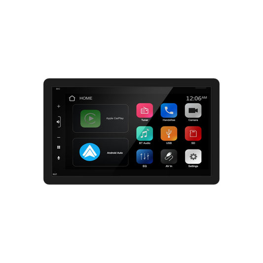 Mongoose Multi-Media Head Unit Wireless Apple CarPlay Android Auto Q675WCA