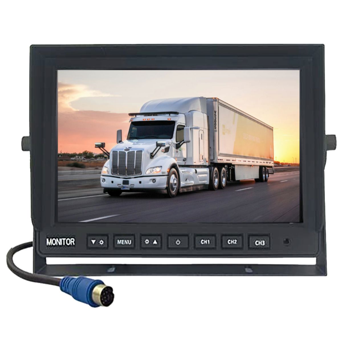 Mongoose AHD 7 in Monitor - 3 Cam Input MM73A
