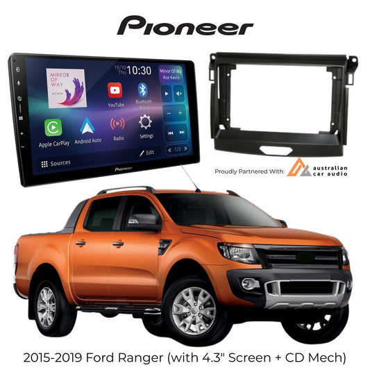 Pioneer 9 in wireless AV reciever Perfect fit for Ford Ranger 6650-RANGER15