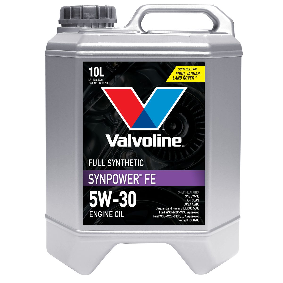 Valvoline Synpower FE 5W-30 Engine Oil 10L 1298.1