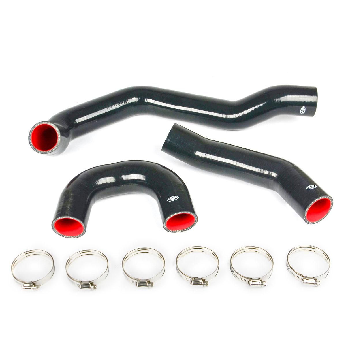 SaaS Silicone intercooler 3 Pipe and clamp kit Pajero 3.2 99-06 SSH3411-KIT
