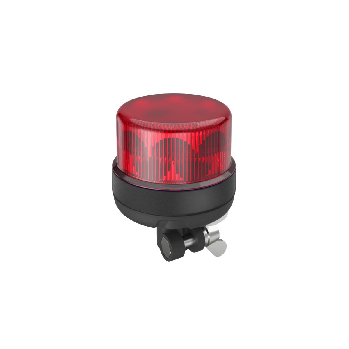 HELLA K-LED 50 Red Flashing Pipe Mount Beacon 2XD066147211