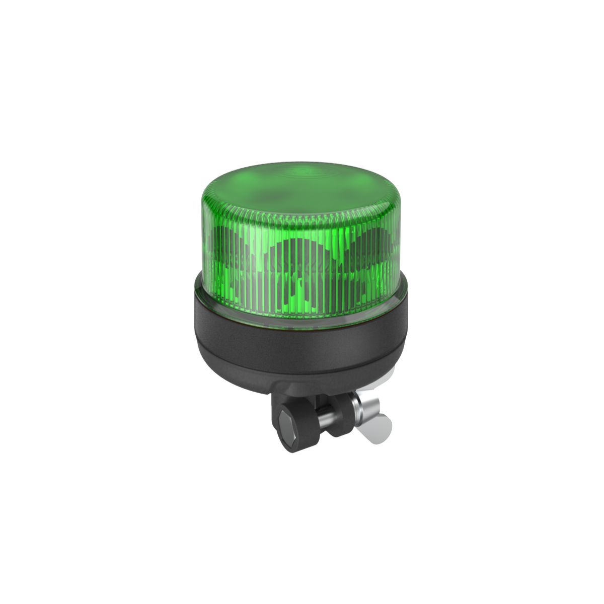 HELLA K-LED 50 Green Flashing Pipe Mount Beacon 2XD066147311